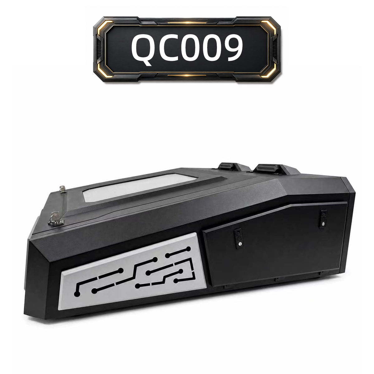 Angled Lift-Up Door Pickup Truck Canopy QC009