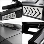 Angled Lift-Up Door Pickup Truck Canopy QC009