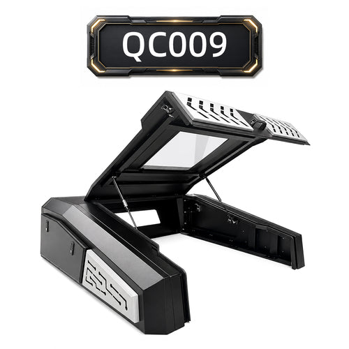 Angled Lift-Up Door Pickup Truck Canopy QC009
