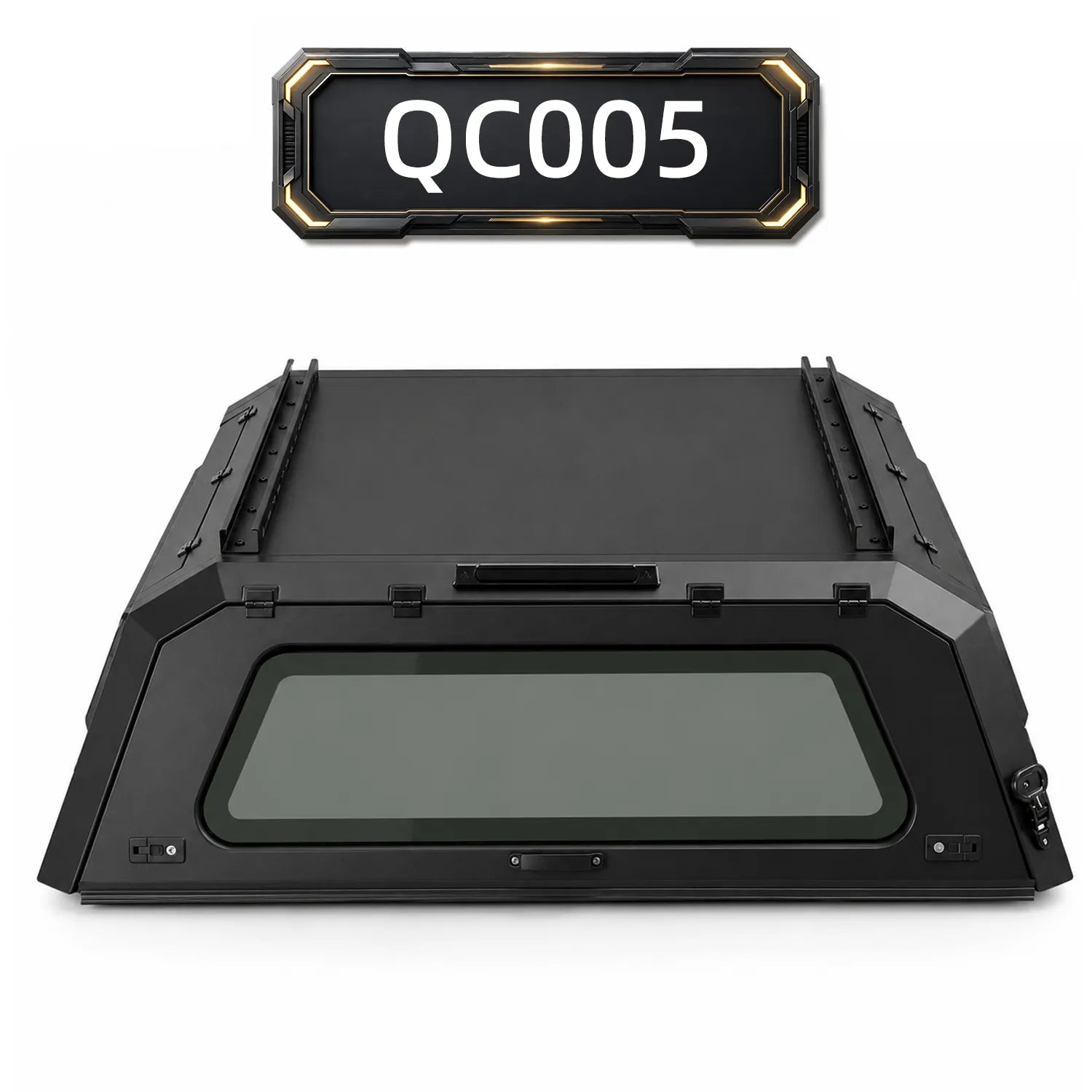 Full Tempered Glass Sun Shade Truck Cap QC005