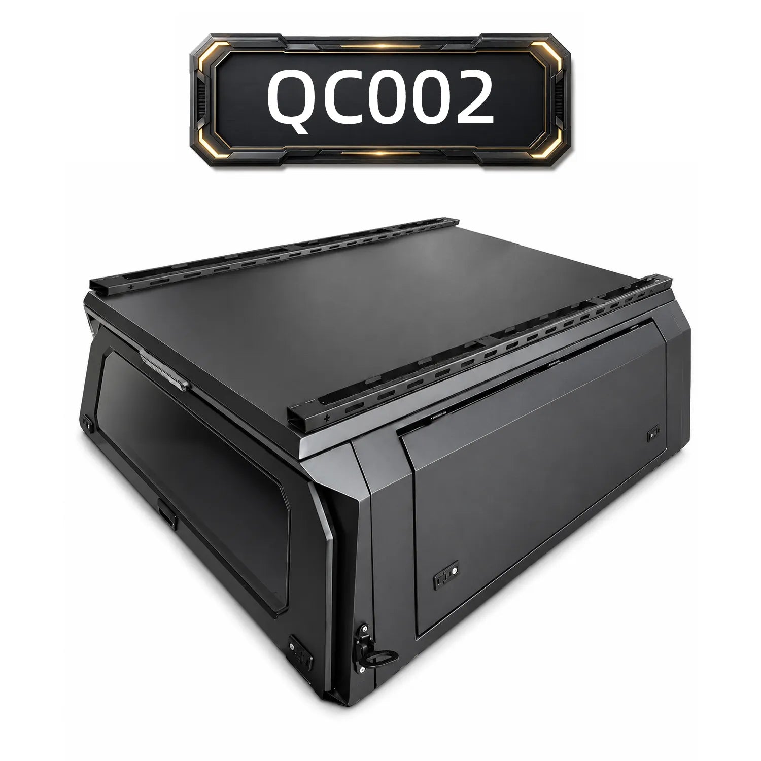 Front Rear Glass Solid Side Truck Cap QC002