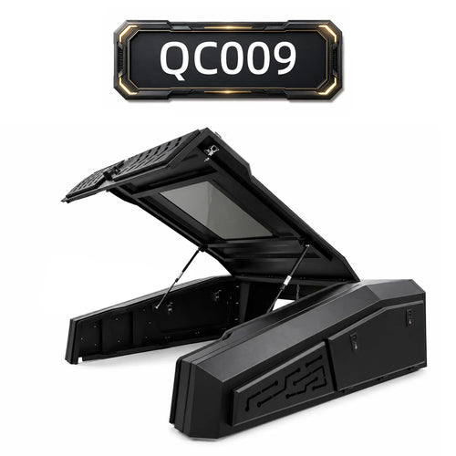 Angled Lift-Up Door Pickup Truck Canopy QC009