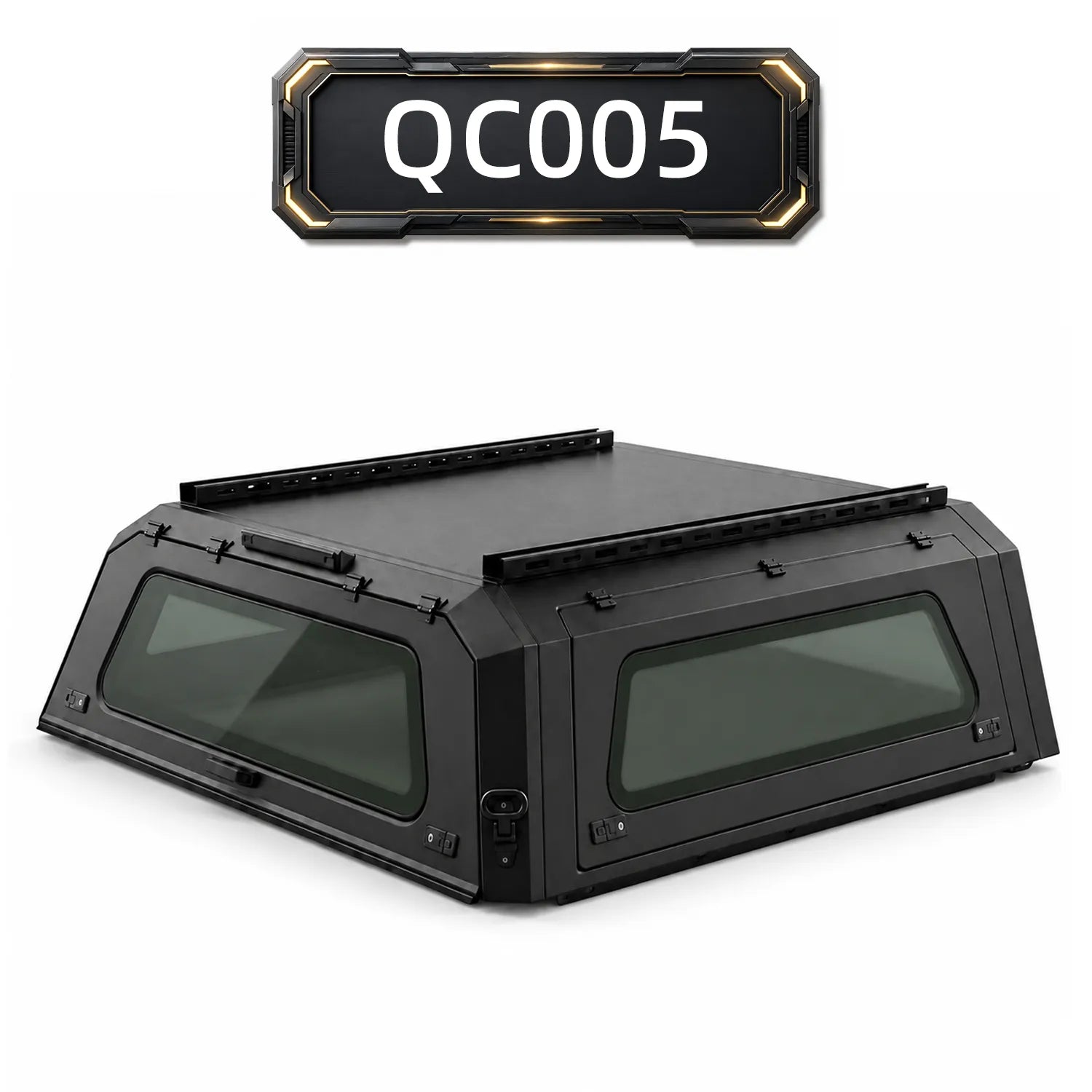 Full Tempered Glass Sun Shade Truck Cap QC005
