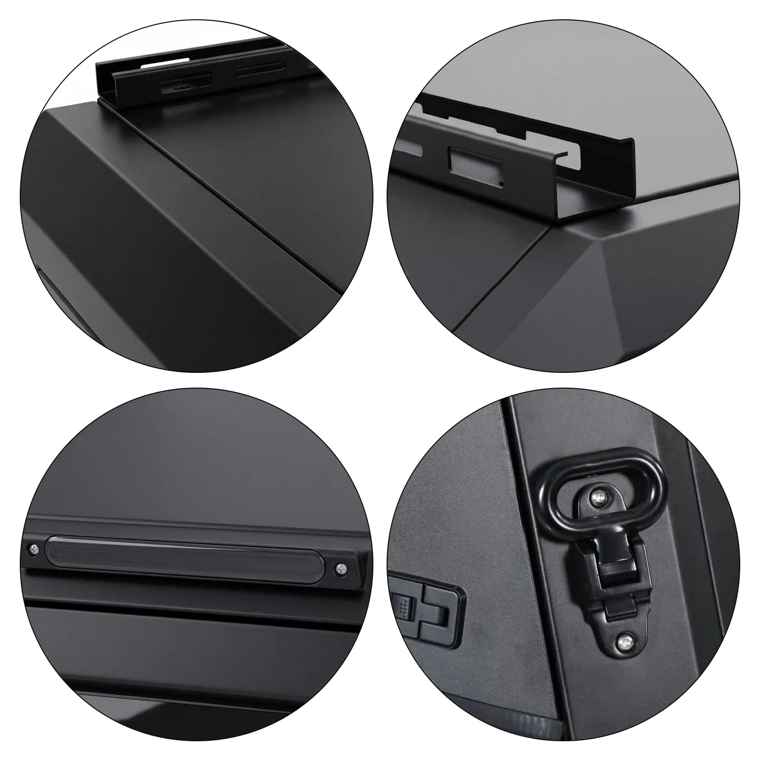 Front Rear Glass Solid Side Truck Cap QC002