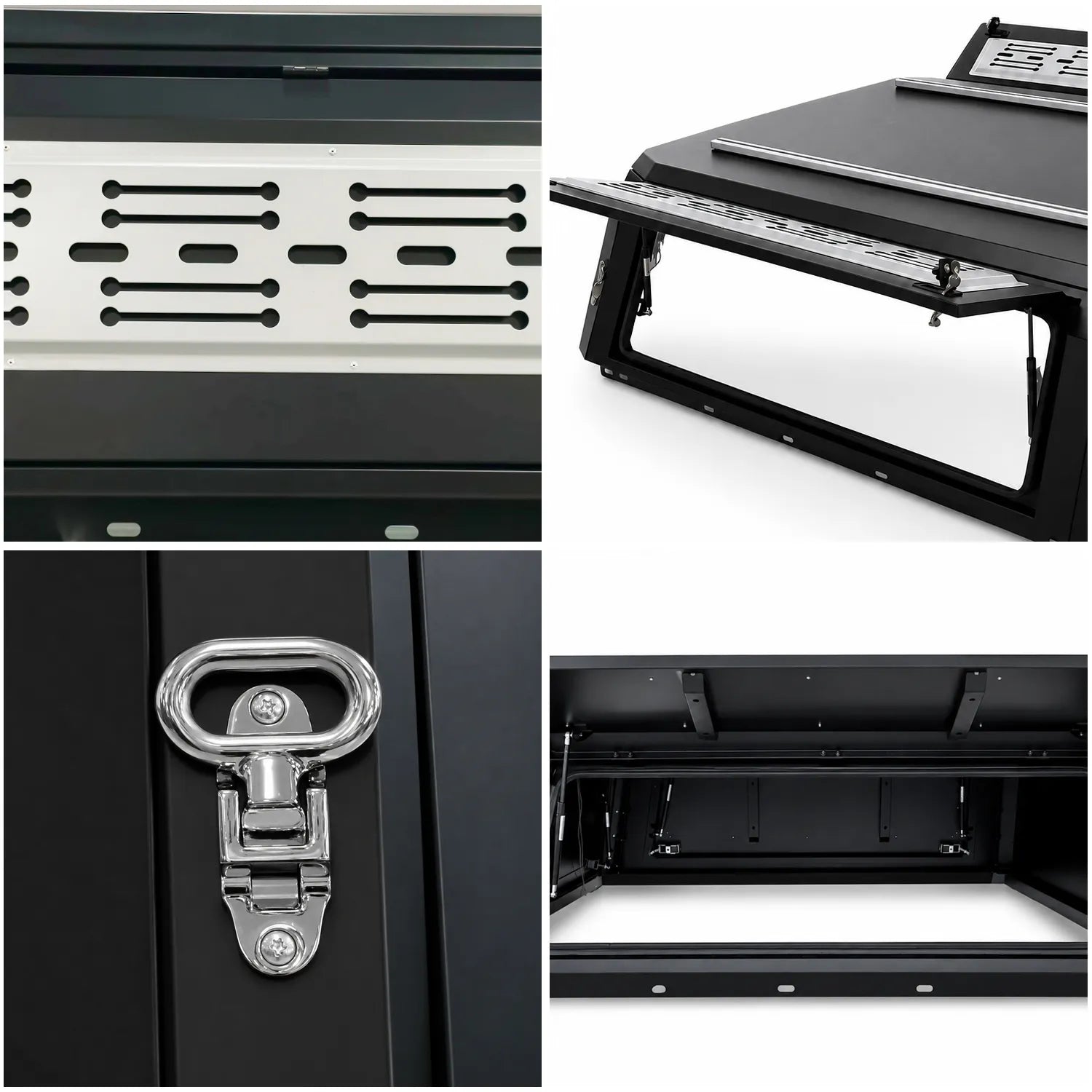 Dual Side Flip Door Heavy Duty Truck Cap QC007