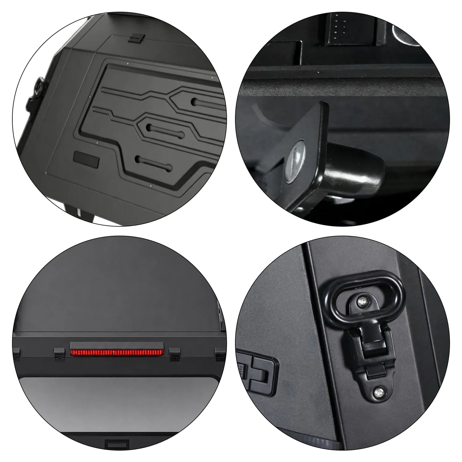 Curved Side Panel UV Block Truck Cap QC004